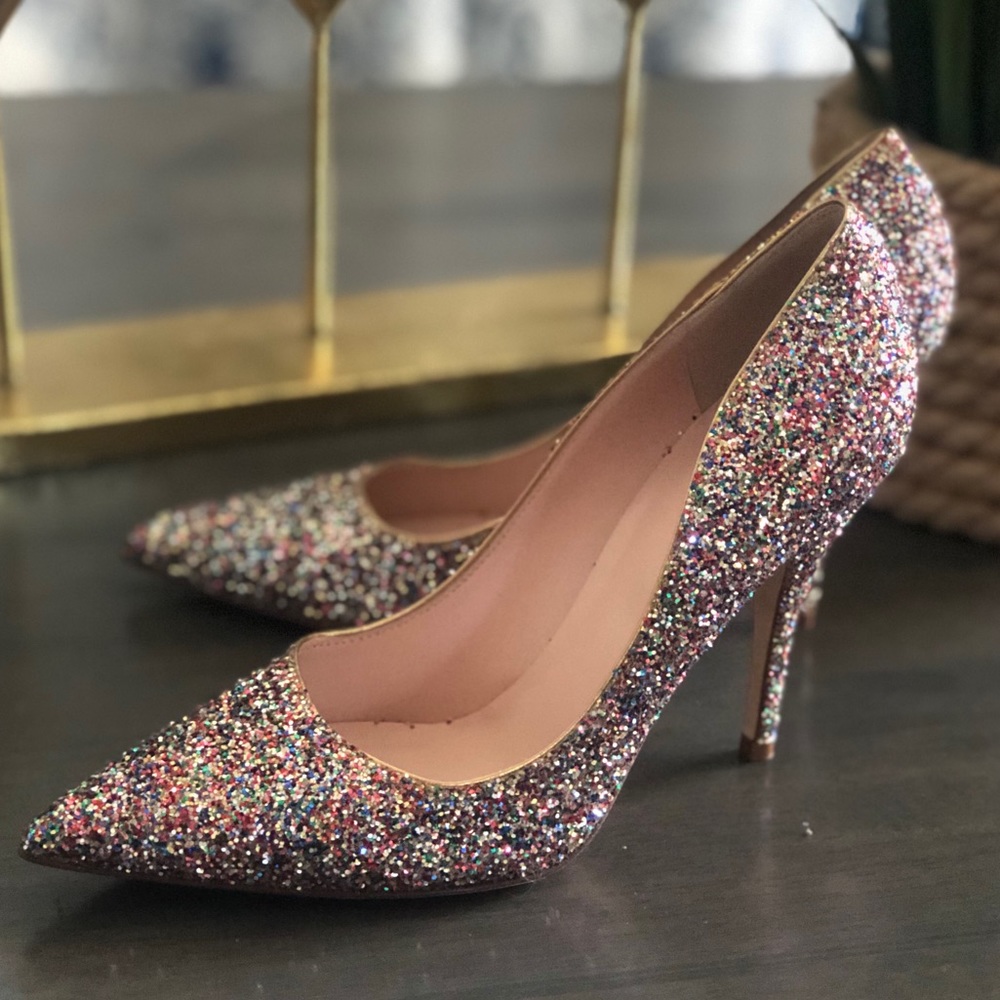 Licorice Too Multi-Colored Glitter Pump
Kate Spade